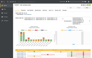 Klaros Test Management -
Test Suite Overview