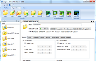 Argon Network Switcher screenshot 1