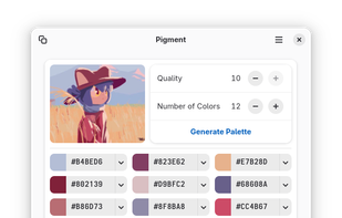 Pigment screenshot 1