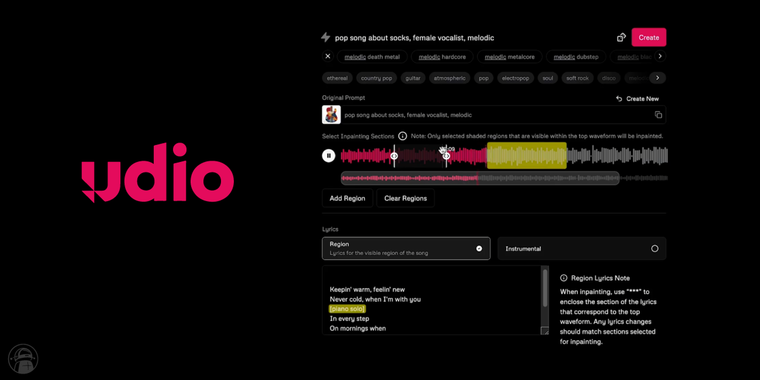 Udio: App for music creation and sharing that allows you to generate ...