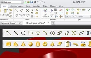 CorelCAD screenshot 1