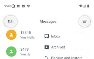Messages (by PVOT-OSS) screenshot 1