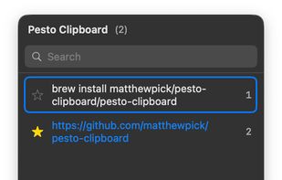 Pesto Clipboard screenshot 3