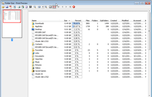 MindGems Folder Size screenshot 2