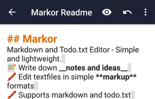 Markor screenshot 1