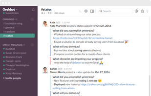 Geekbot screenshot 2