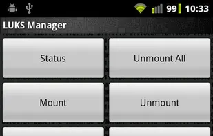 Luks manager screenshot 3
