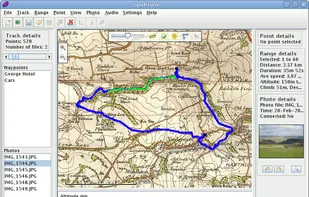 GpsPrune screenshot 1