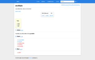 Official wikipedia for openNAMU(english version)
https://2du.pythonanywhere.com/w/en%3AMain