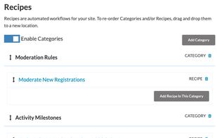 Tons of automated admin actions ready to apply.