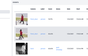 Frigate NVR screenshot 1