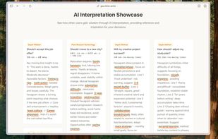 AI Hexagram showcase