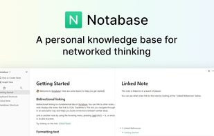 Notabase screenshot 1