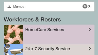 WorkRoster Mobile Roster App screenshot