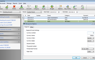 MoneyLine Personal Finance Software screenshot 1