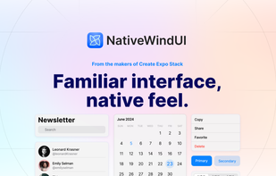 NativeWindUI screenshot 1