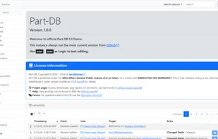 Part-DB screenshot 2