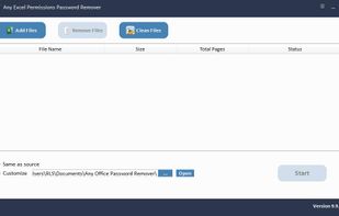Any Excel Permissions Password Remover screenshot 2
