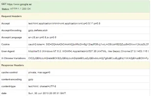 HTTP Headers screenshot 2