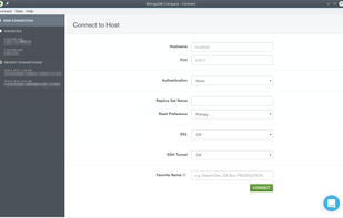 MongoDB Compass screenshot 1