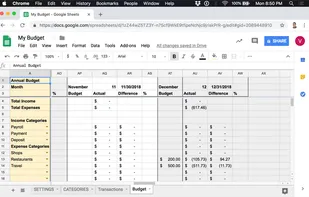 BudgetSheet screenshot 3