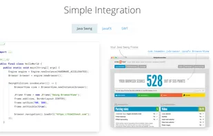 JxBrowser screenshot 1