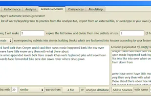 amphetype screenshot 2