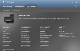 HP My Display screenshot 1