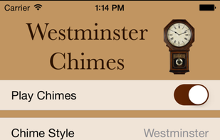 Westminster Chimes Lite screenshot 1