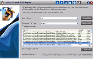 Stellar Phoenix PSD Repair screenshot 1