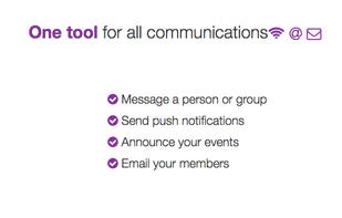 Centralized tool for all communications.