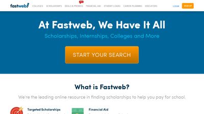 Fastweb main page.