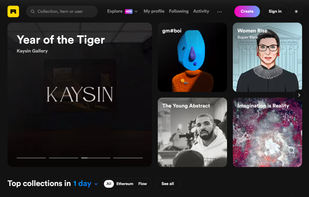 Rarible screenshot 1