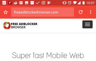 Free Adblocker Browser screenshot 3