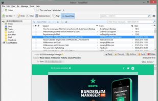 FossaMail screenshot 1