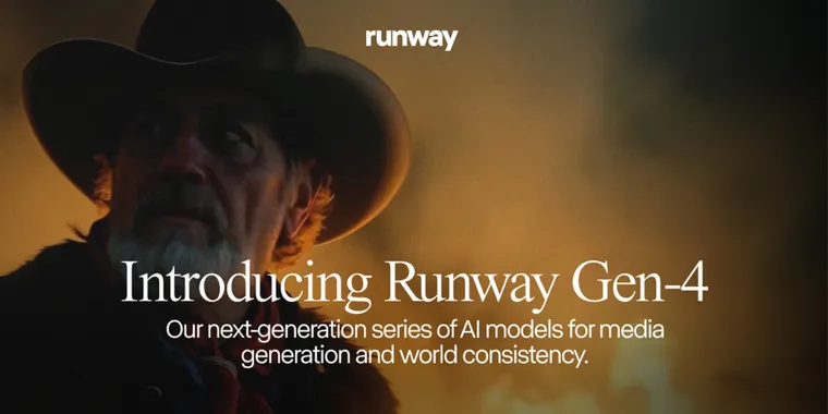 Runway unveils Gen-4, its new model for advanced, consistent and dynamic video generation image
