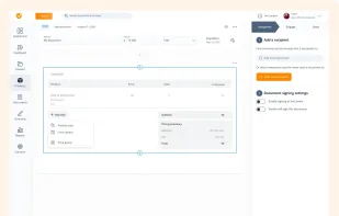 Your product library helps you generate custom pricing tables for your buyers.