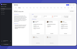 
Performance tracking made easy:
View daily, weekly, or monthly trends on your dashboard to keep an eye on progress.