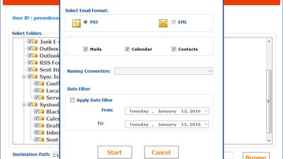 Select Export Option