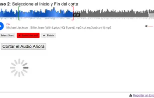 Free Simple Mp3 or WAV Audio Cutter Online screenshot 2