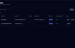 Contact Manager manager
