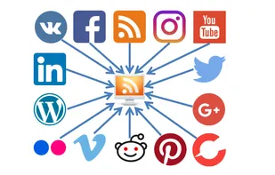 Feedbro has built-in integrations to various social media sites - even the ones that don't provide RSS natively like Facebook, Instagram and Twitter