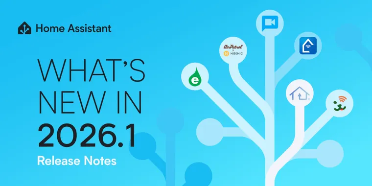 Home Assistant 2026.1 brings home dashboard improvements & more purpose-specific triggers image