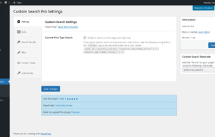 Custom Search WordPress Plugin screenshot 1