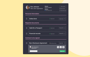 Review, approve or deny submitted files with a click.