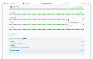 Hosted Status Page screenshot 1