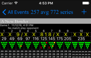 BowlSheet screenshot 2