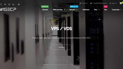 Demo website home page