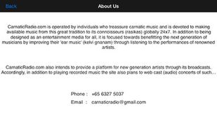 Carnatic Radio screenshot 3