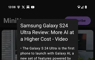 MiniNews screenshot 1